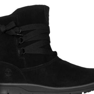 Timberland Women's Black Suede Lace-Up Ankle Boot